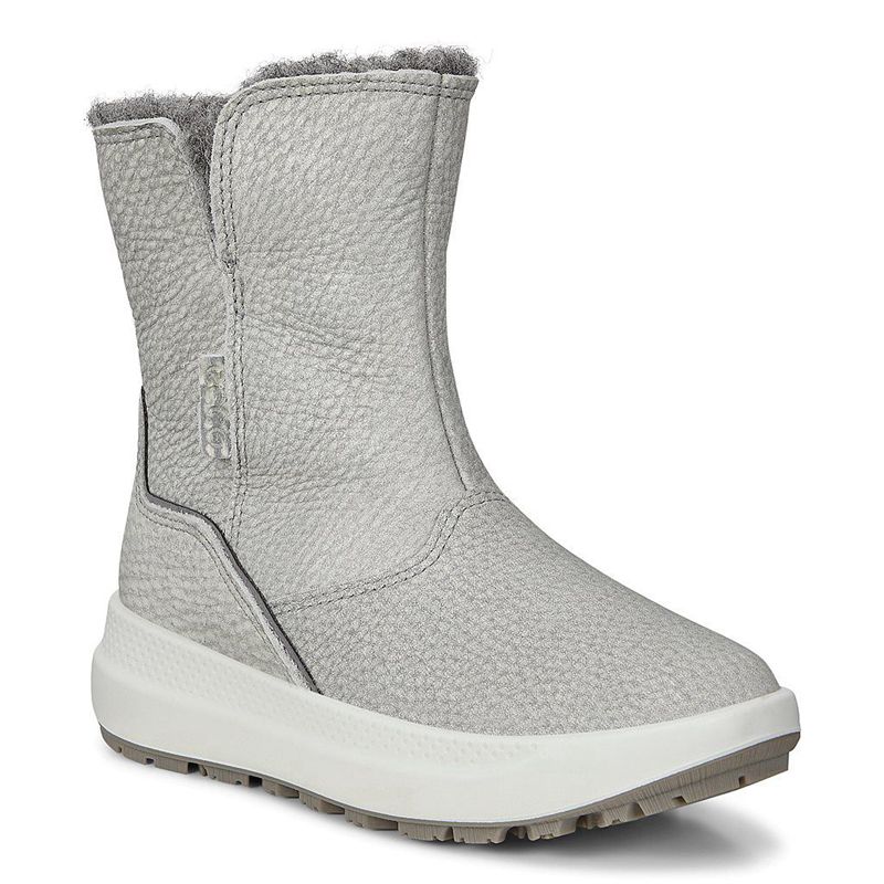 Kids Ecco Solice K - Mid Calf Boots Grey - India PJSFZV560